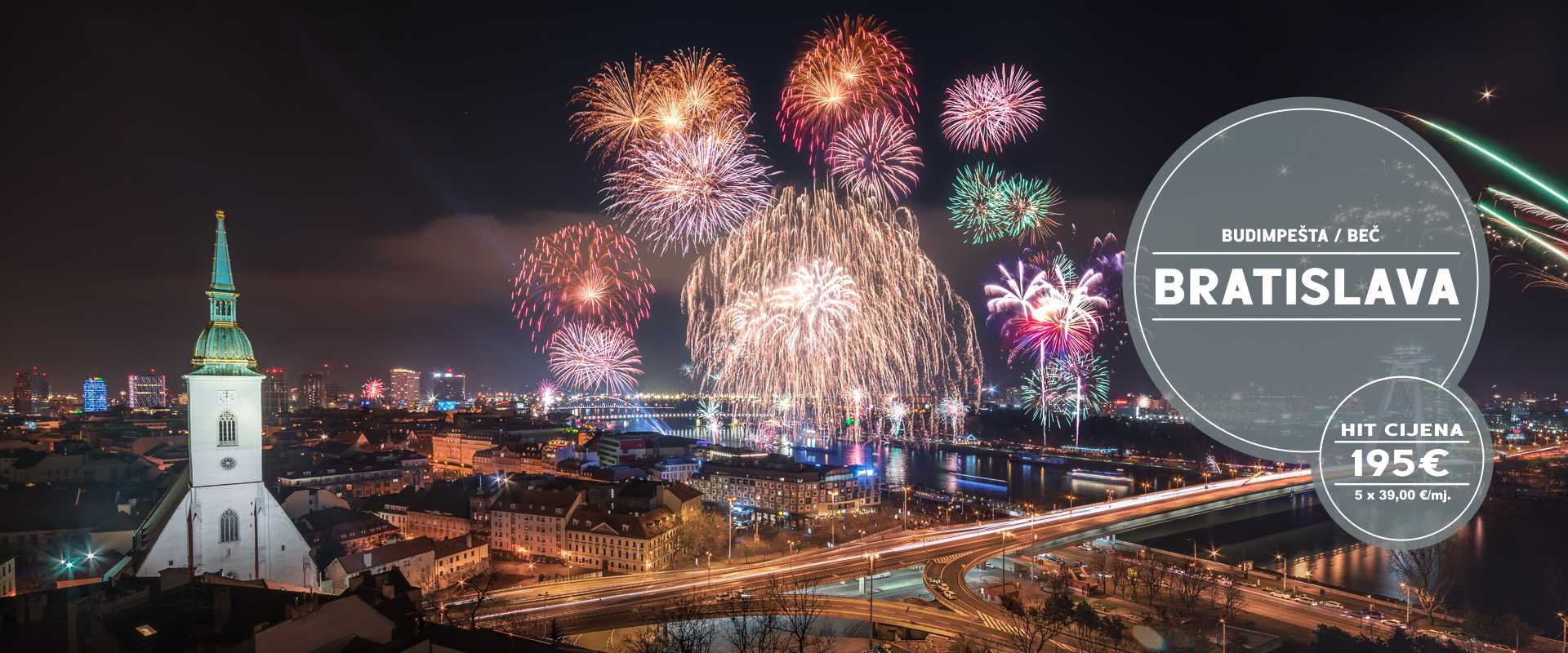 NOVA GODINA BRATISLAVA BUDIMPEŠTA BEČ 2027. 