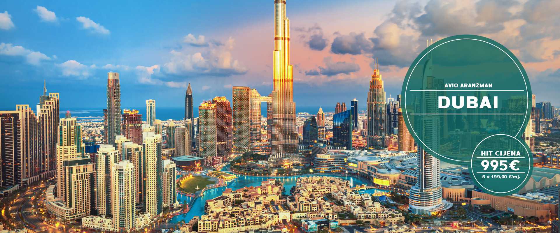 PUTOVANJE DUBAI I ABU DHABI IZ OSIJEKA I ZAGREBA
